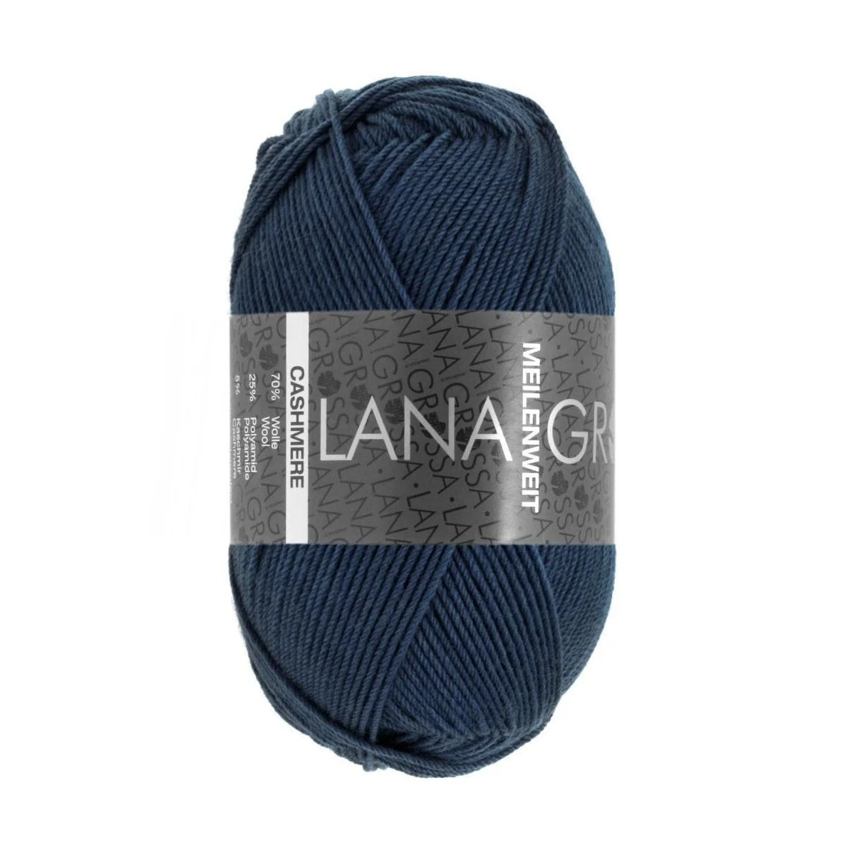 Lana Grossa - Meilenweit 4-fach 50g Cashmere 0009 nachtblau