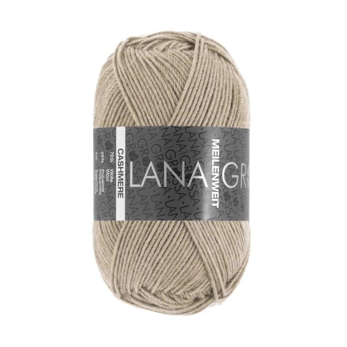 Lana Grossa - Meilenweit 4-fach 50g Cashmere 0013 grege