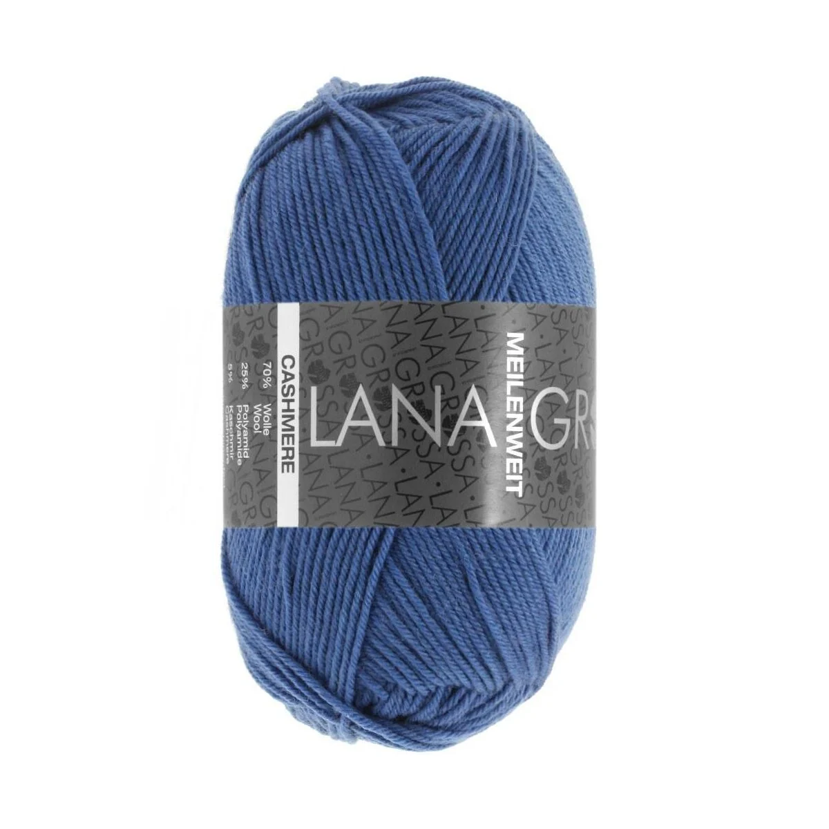 Lana Grossa - Meilenweit 4-fach 50g Cashmere 0016 brillantblau