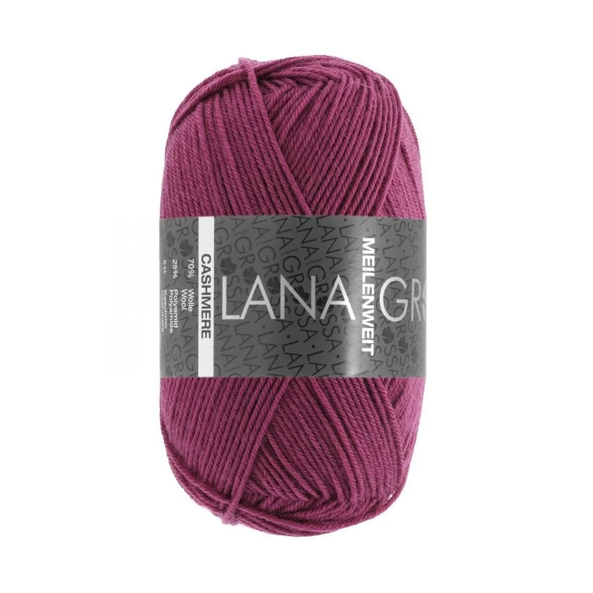 Lana Grossa - Meilenweit 4-fach 50g Cashmere 0052 fuchsia