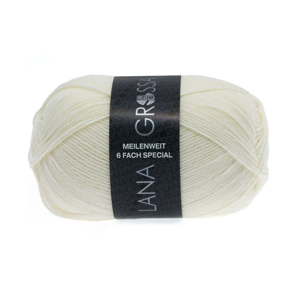Lana Grossa - Meilenweit 6-fach 150g Unito 8840 weiß
