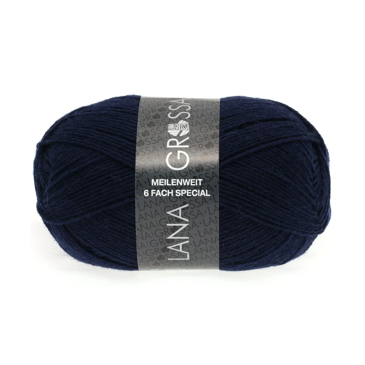 Lana Grossa - Meilenweit 6-fach 150g Unito 8963 nachtblau