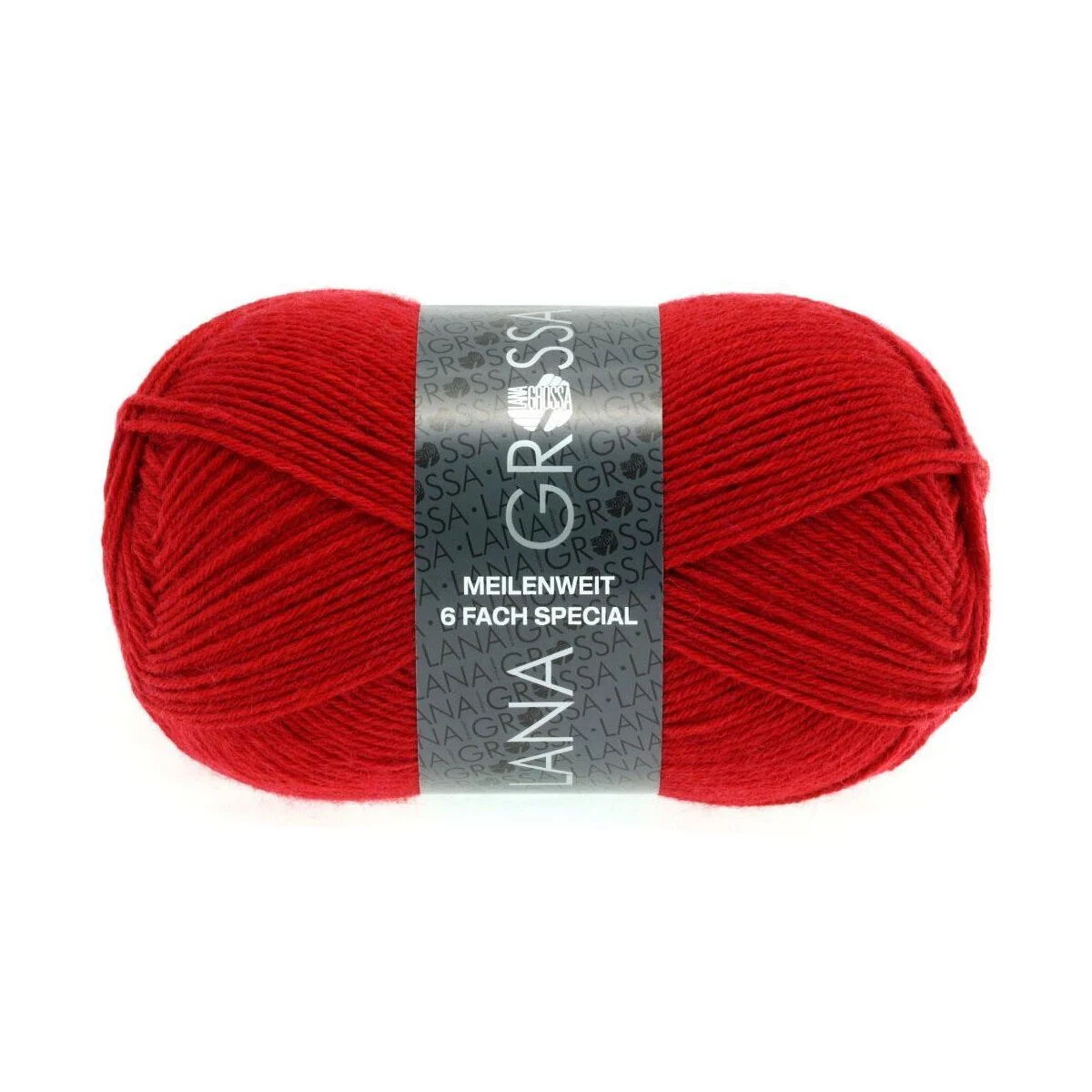 Lana Grossa - Meilenweit 6-fach 150g Unito 8966 rot