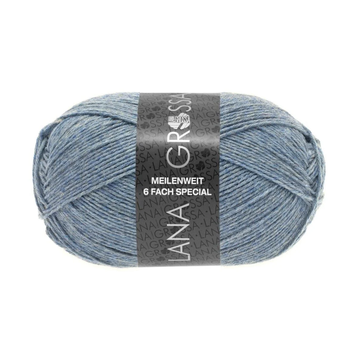 Lana Grossa - Meilenweit 6-fach 150g Unito 9226 hellblau meliert