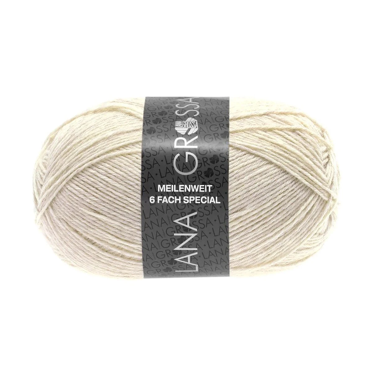 Lana Grossa - Meilenweit 6-fach 150g Unito 9228 natur