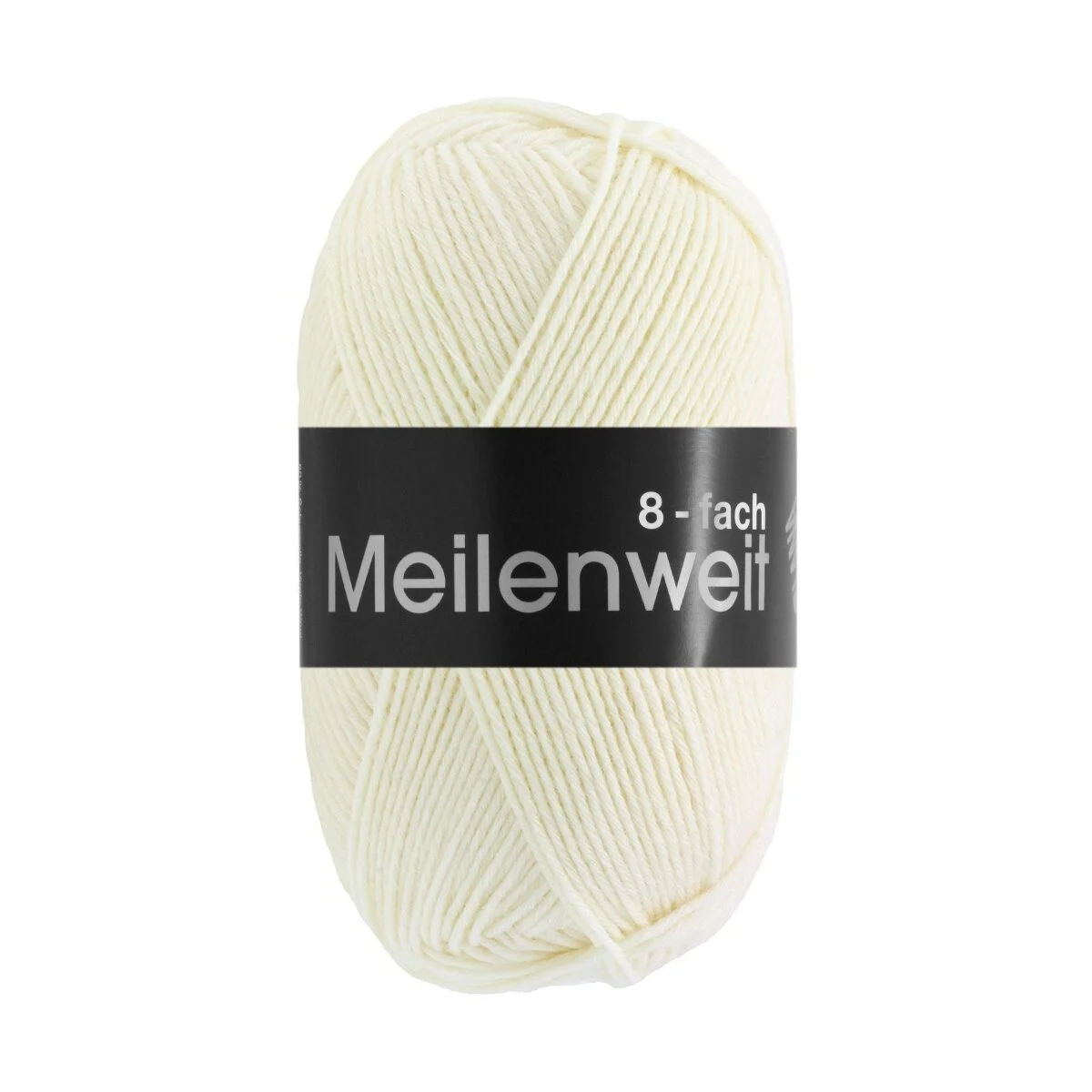 Lana Grossa - Meilenweit 8-fach 150g 9560 rohweiß
