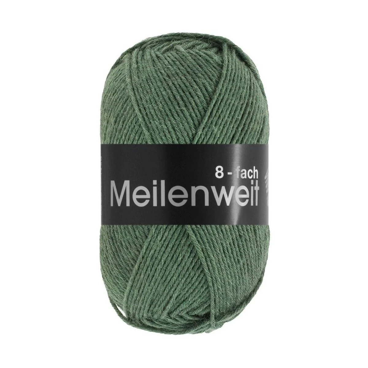 Lana Grossa - Meilenweit 8-fach 150g 9566 Kieferngrün