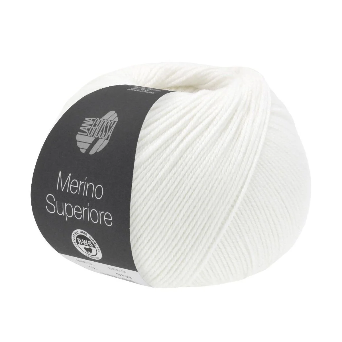 Lana Grossa - Merino Superiore 0001 weiß