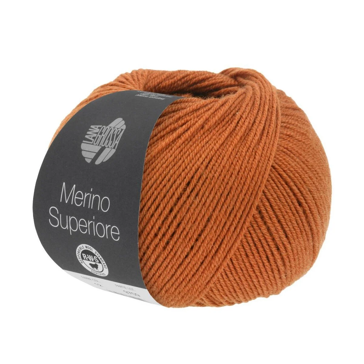 Lana Grossa - Merino Superiore 0012 rotbraun