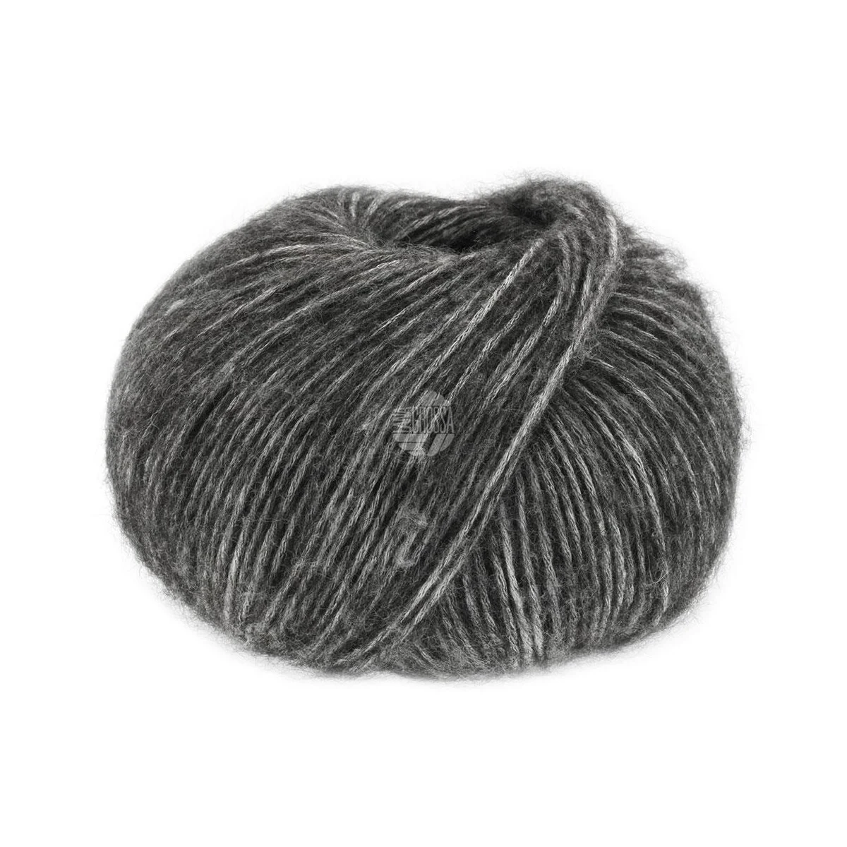 Lana Grossa - Natural Alpaca Pelo 0004 dunkelgrau meliert