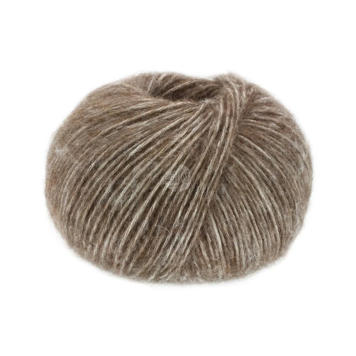Lana Grossa - Natural Alpaca Pelo 0008 dunkelbraun meliert