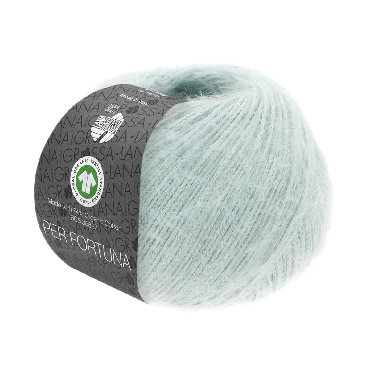 Lana Grossa - Per Fortuna GOTS 0018 eisblau