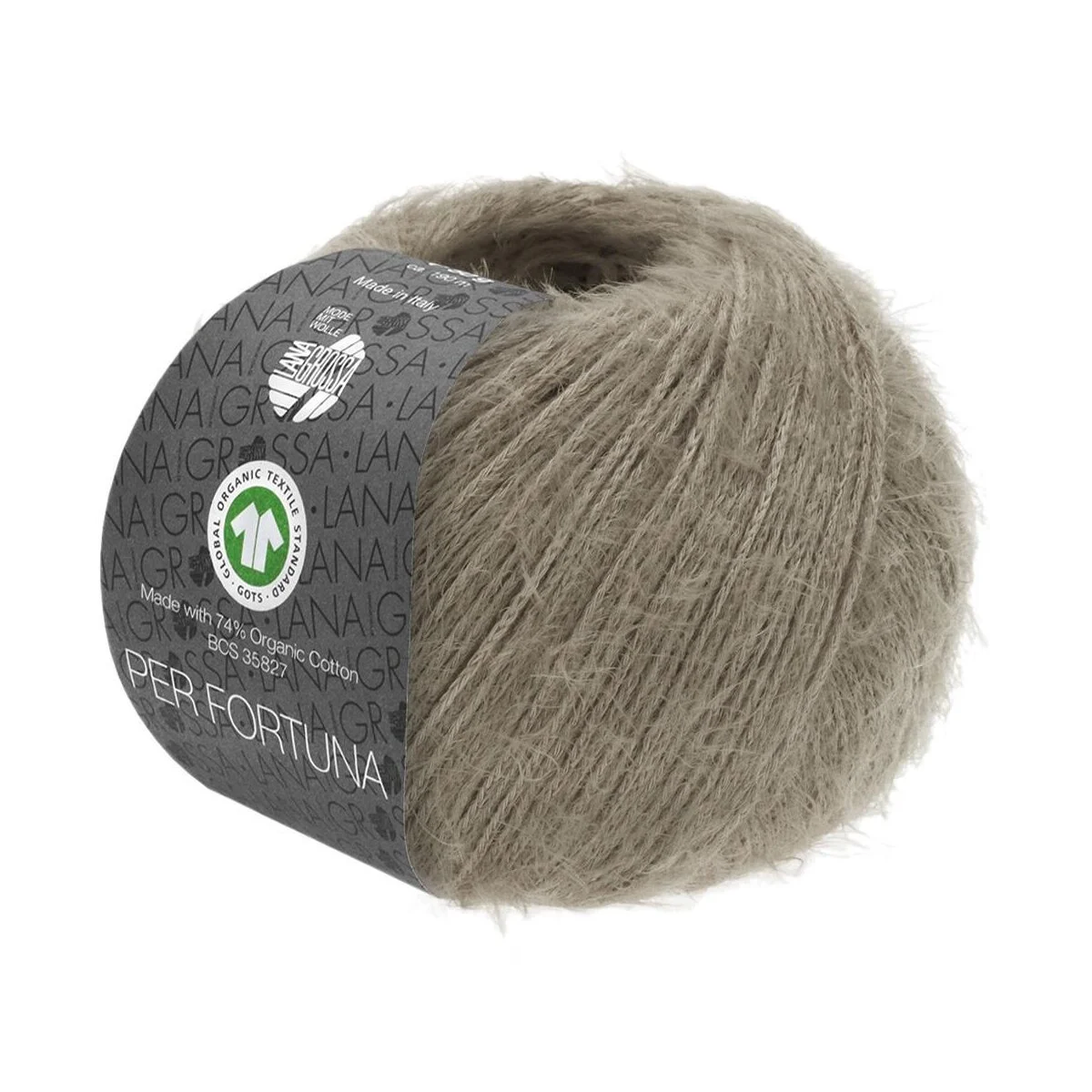 Lana Grossa - Per Fortuna GOTS 0020 taupe