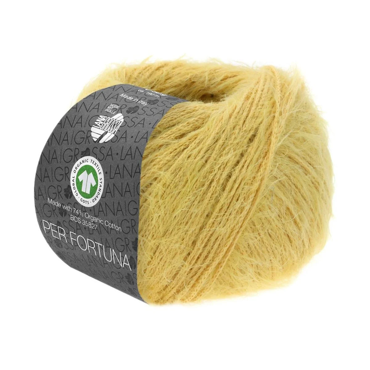 Lana Grossa - Per Fortuna GOTS 0031 narzissengelb