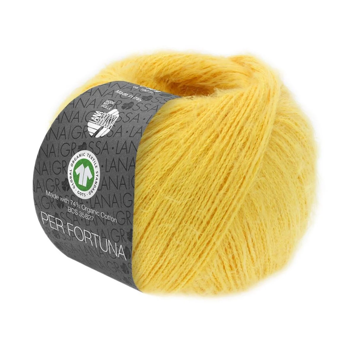 Lana Grossa - Per Fortuna GOTS 0044 sonnengelb