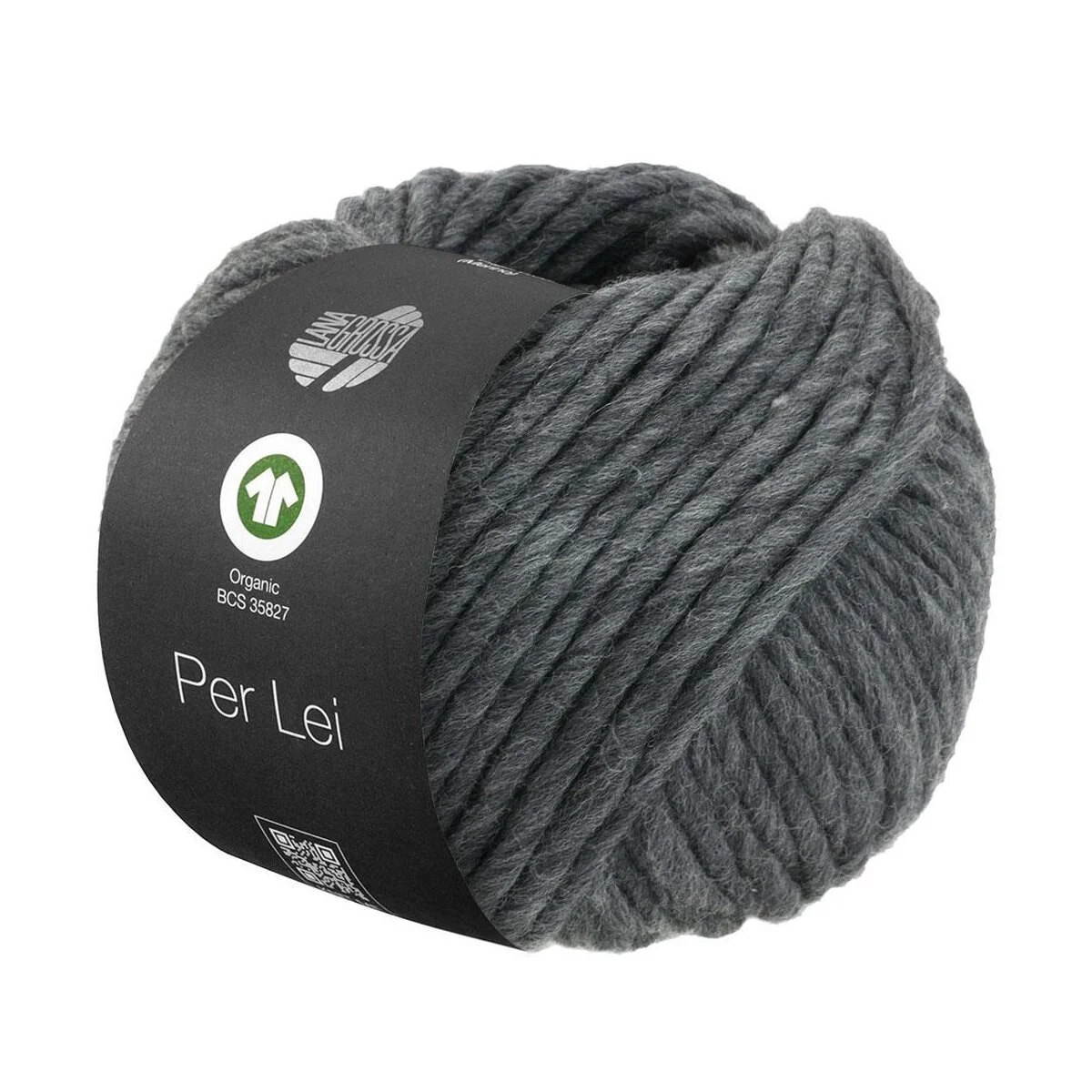 Lana Grossa - Per Lei GOTS 0008 dunkelgrau