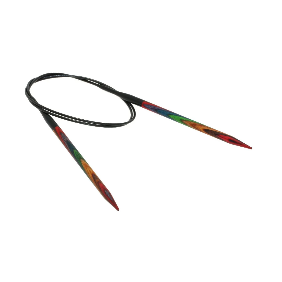 Lana Grossa - Rundstricknadel Design-Holz multicolor Ed. 2021 40cm 2.0mm