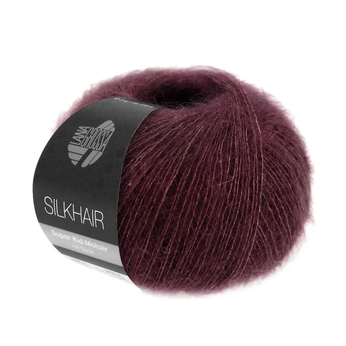 Lana Grossa - Silkhair 0177 dunkelrot