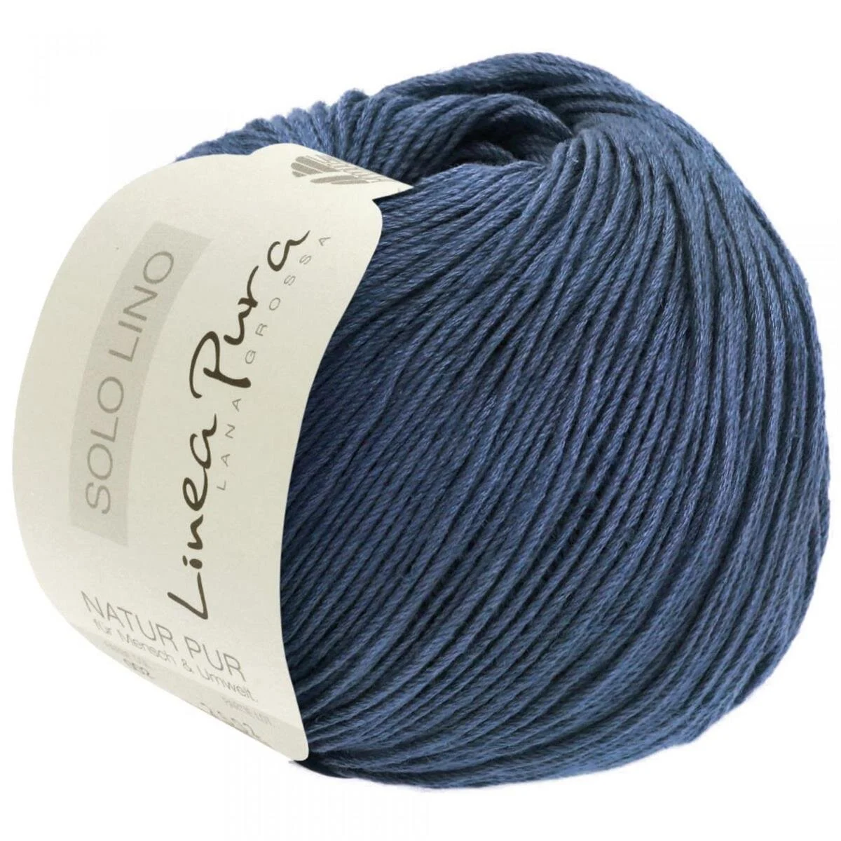 Lana Grossa - Solo Lino 0013 stahlblau
