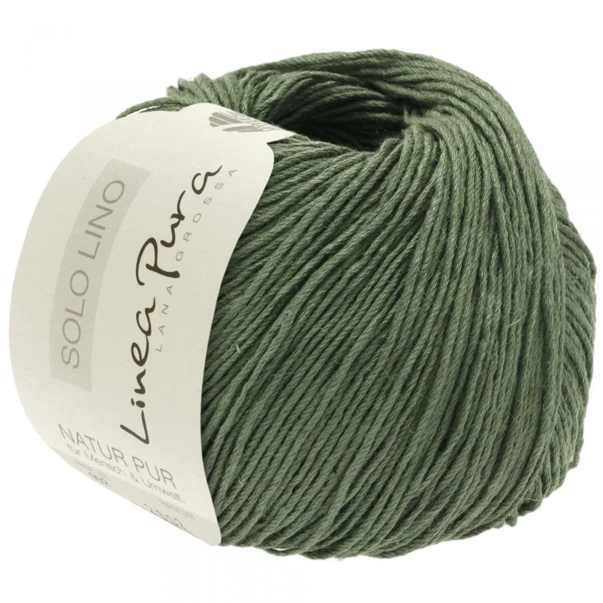 Lana Grossa - Solo Lino 0037 khakigrün