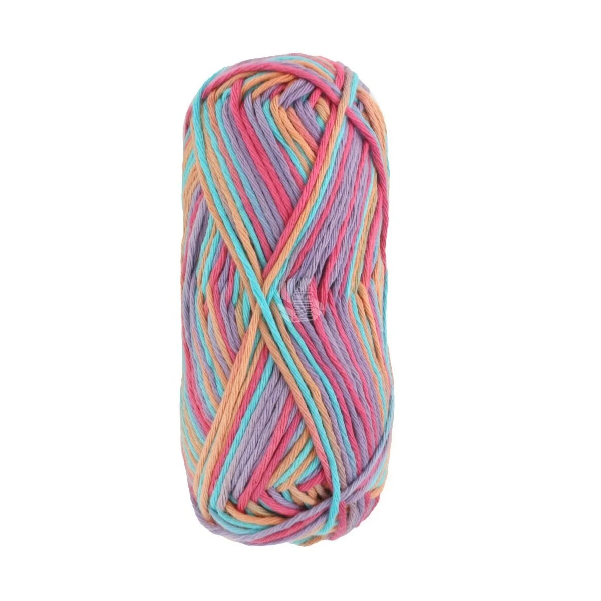 Lana Grossa - Star Print 0353 türkis pink lachsorange violett