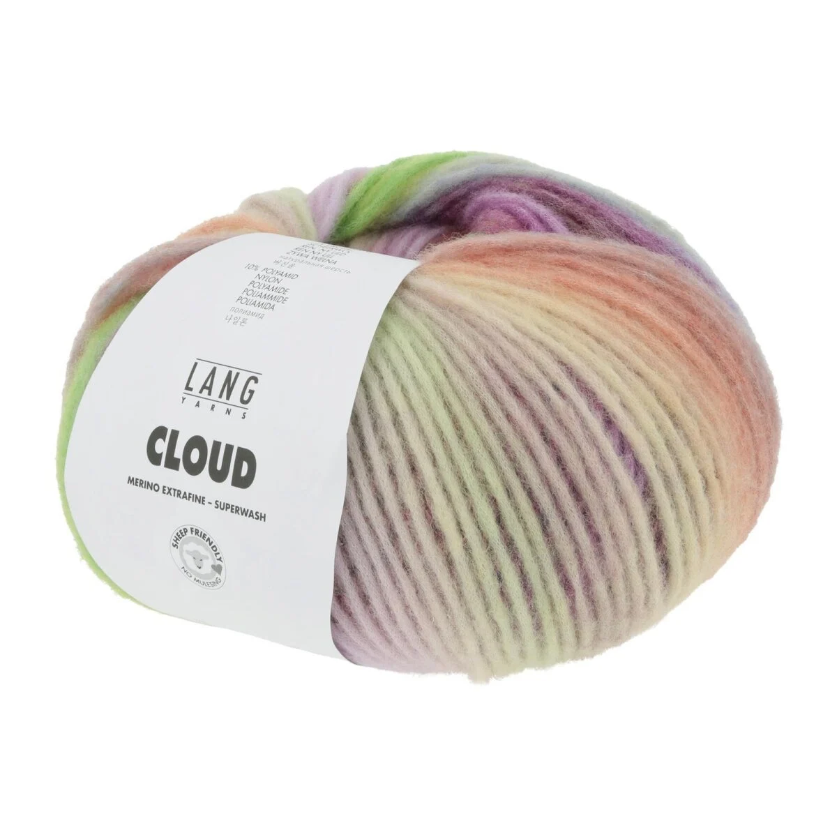 Lang Yarns - Cloud 0009 violett grün blau