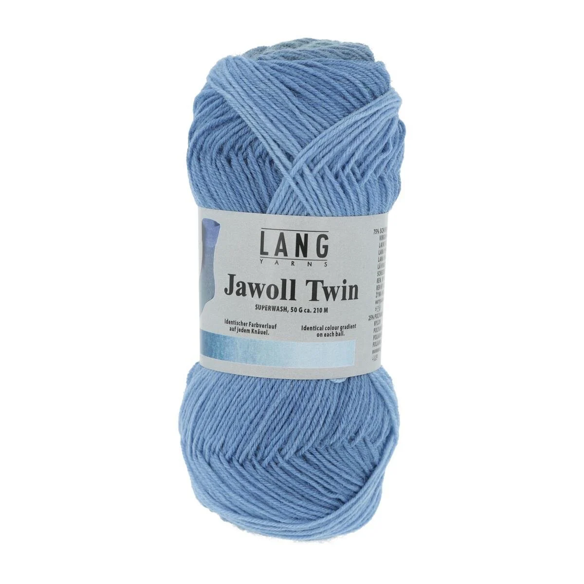 Lang Yarns - Jawoll Twin 0507 blau