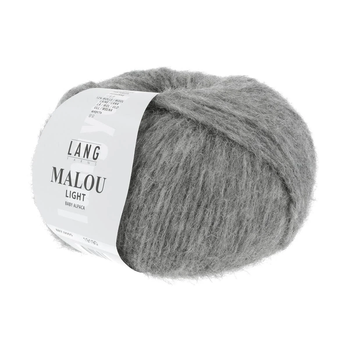 Lang Yarns - Malou Light 0005 grau