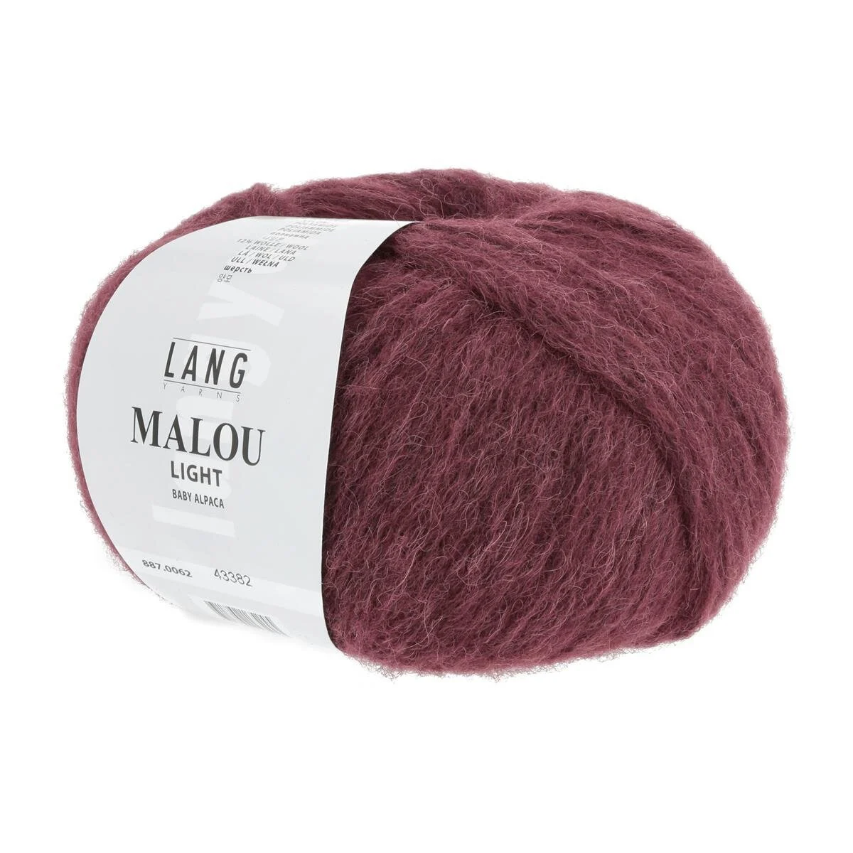 Lang Yarns - Malou Light 0062 dunkrelrot