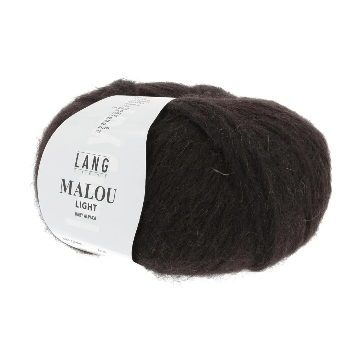 Lang Yarns - Malou Light 0068 dunkelbraun
