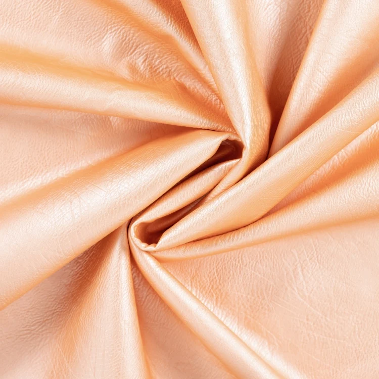 Lederimitat Vintage, apricot
