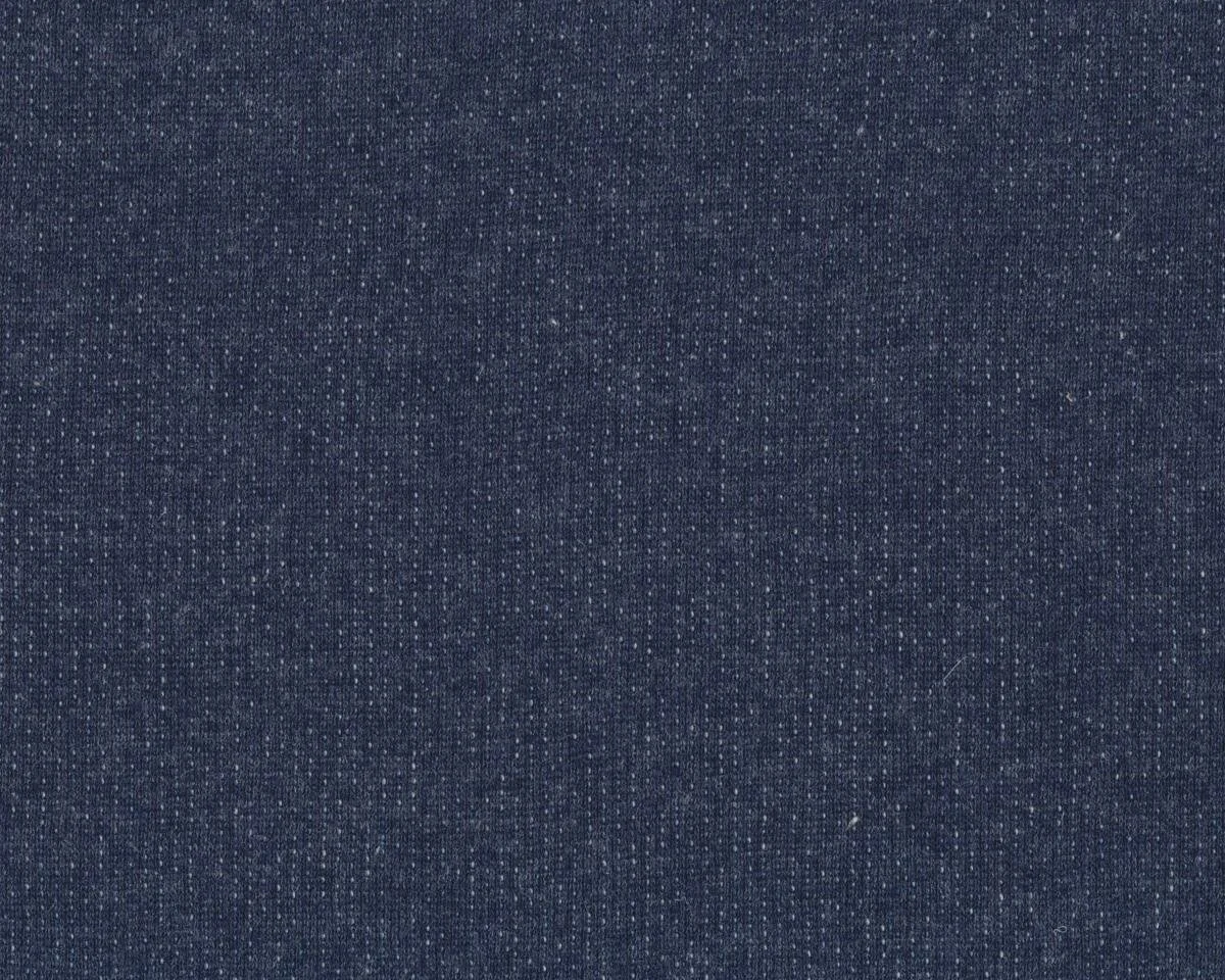 Leichter Sweat, Trikotstoff AZUL SPORTIF, 1,85 m extrabreit, jeansblau meliert