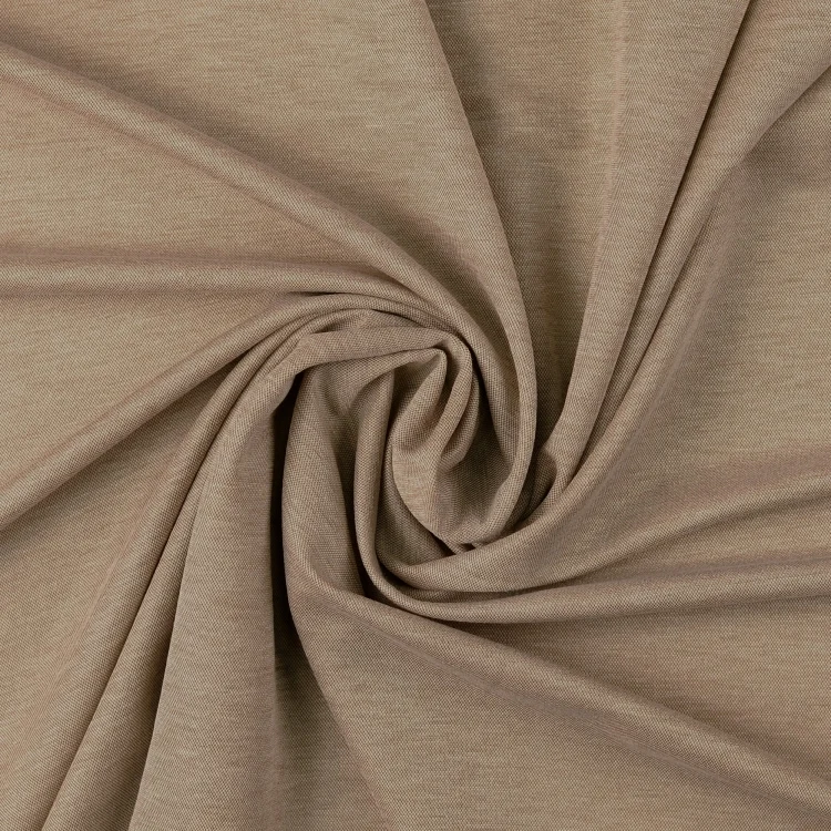Leichter Viskose-Mix Melange, sand