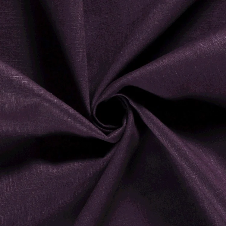 Leinen Mix, aubergine
