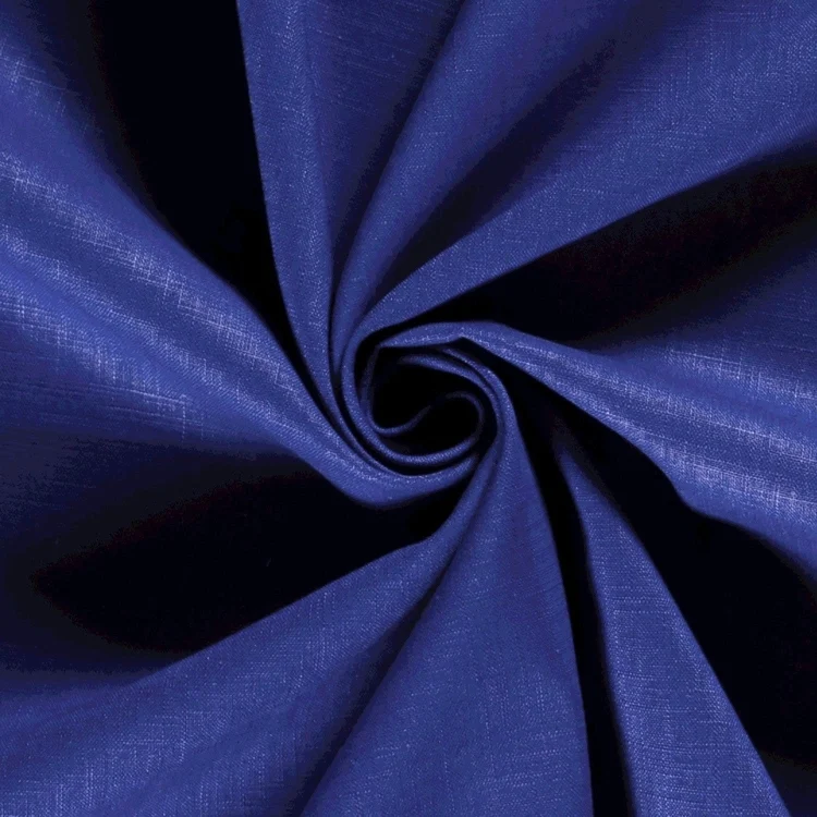 Leinen Mix, blau