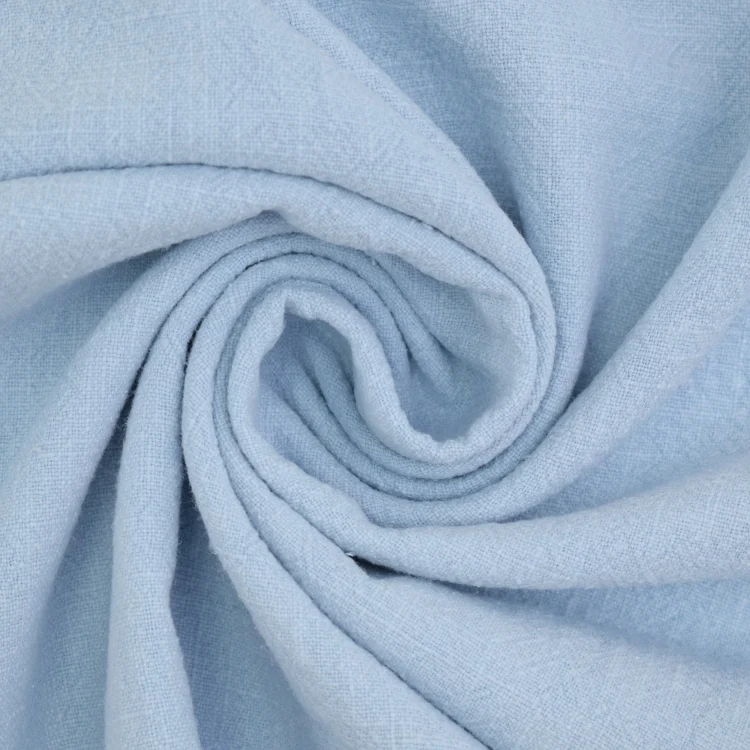 Leinen Mix Stonewashed, babyblau