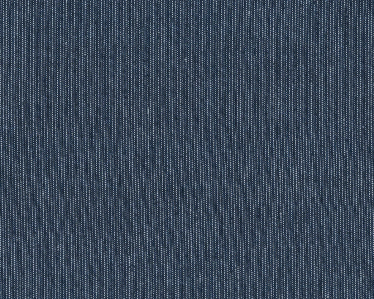 Leinenstoff MARLON, Indigo-Streifen, jeansblau