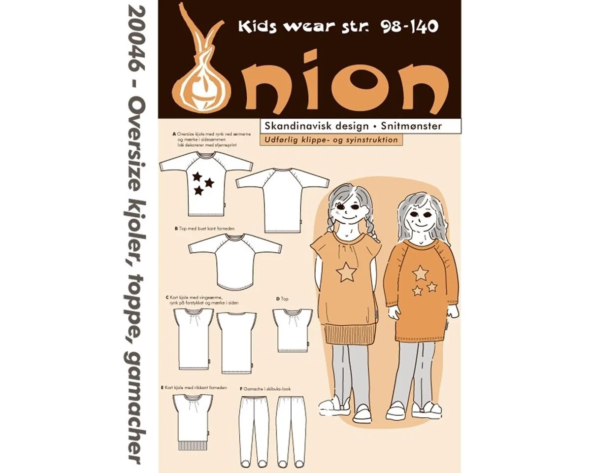 Longpulli, Shirt und Leggings, Schnittmuster ONION 20046