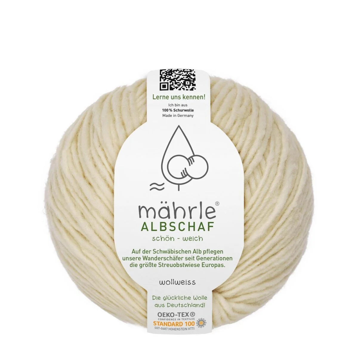 mährle - Albschaf 50 g wollweiß