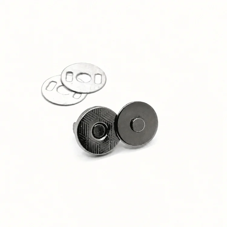 Magnetverschluss-Set 10 Stück, 10 mm, schwarz