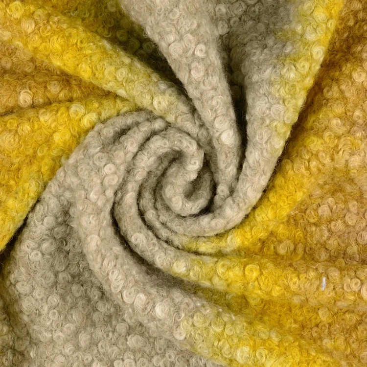 Mantel Bouclé Gradient, gelb
