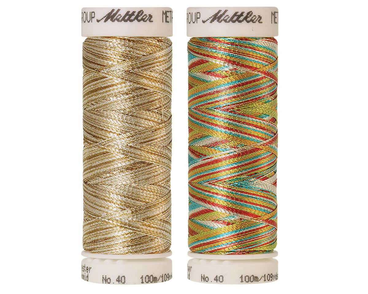 Maschinenstickgarn METALLIC multicolor No.40, Mettler