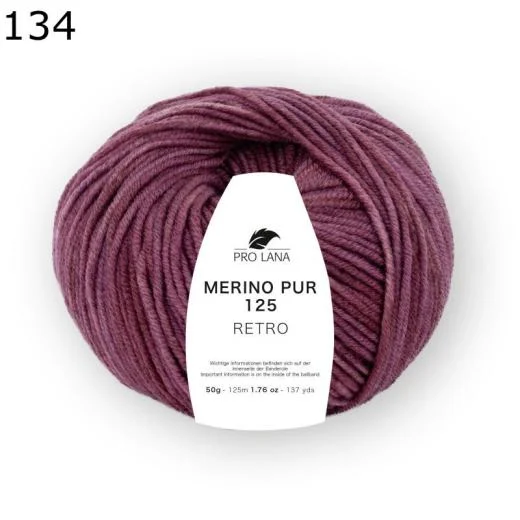 Merino Pur 125 retro - Pro Lana - azale (134)