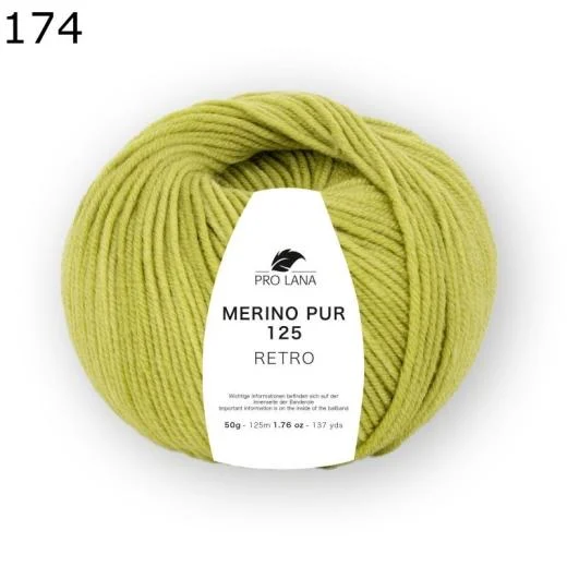 Merino Pur 125 retro - Pro Lana - apfel (174)