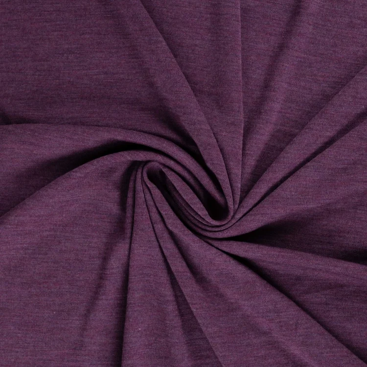 Merino Wolljersey, pflaume