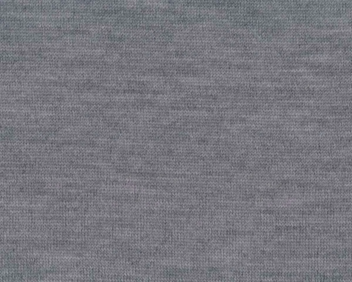 Merino-Wollstrickstoff MAGLIA, grau meliert, Hilco
