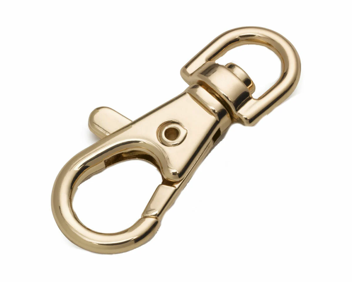 Metall-Karabinerhaken, 7 mm, gold, Prym