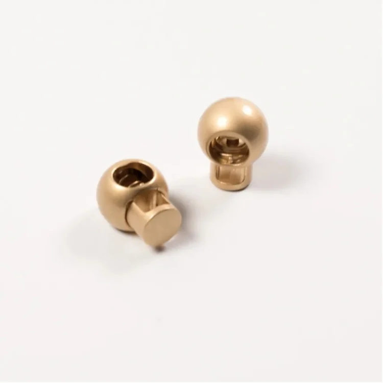 Metall Kordelstopper, blassgold