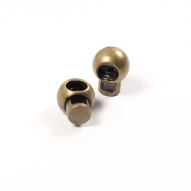 Metall Kordelstopper, bronze