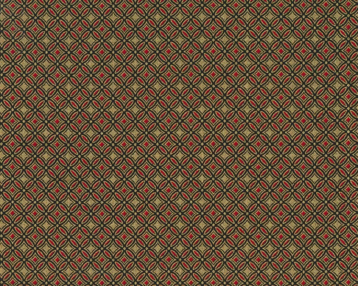 Metallic-Patchworkstoff HOLIDAY FLOURISH, Ornamente, schwarz-gold, Robert Kaufman